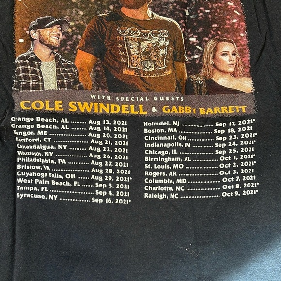 Thomas Rhett The Center Point Road Tour Concert Tee - Picture 3 of 4